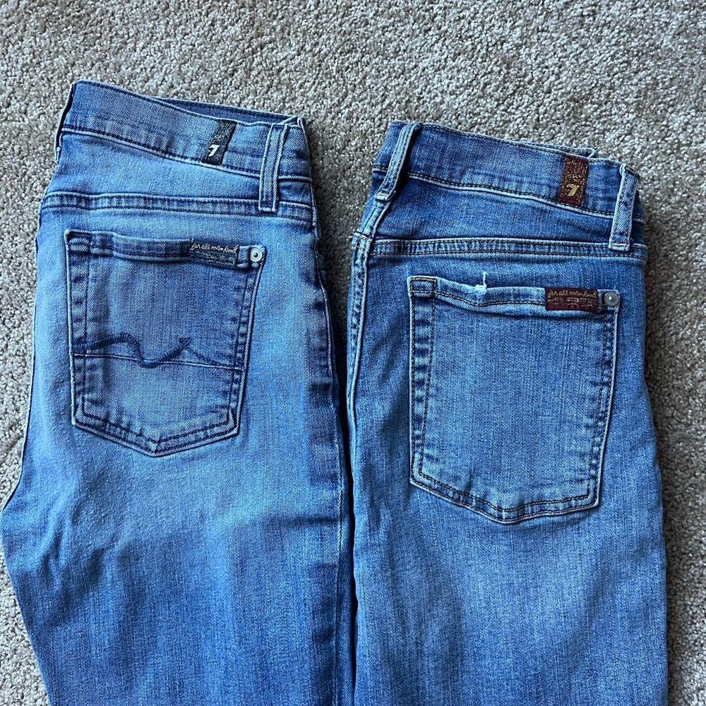 Seven for all mankind jeans, two pairs – 27
